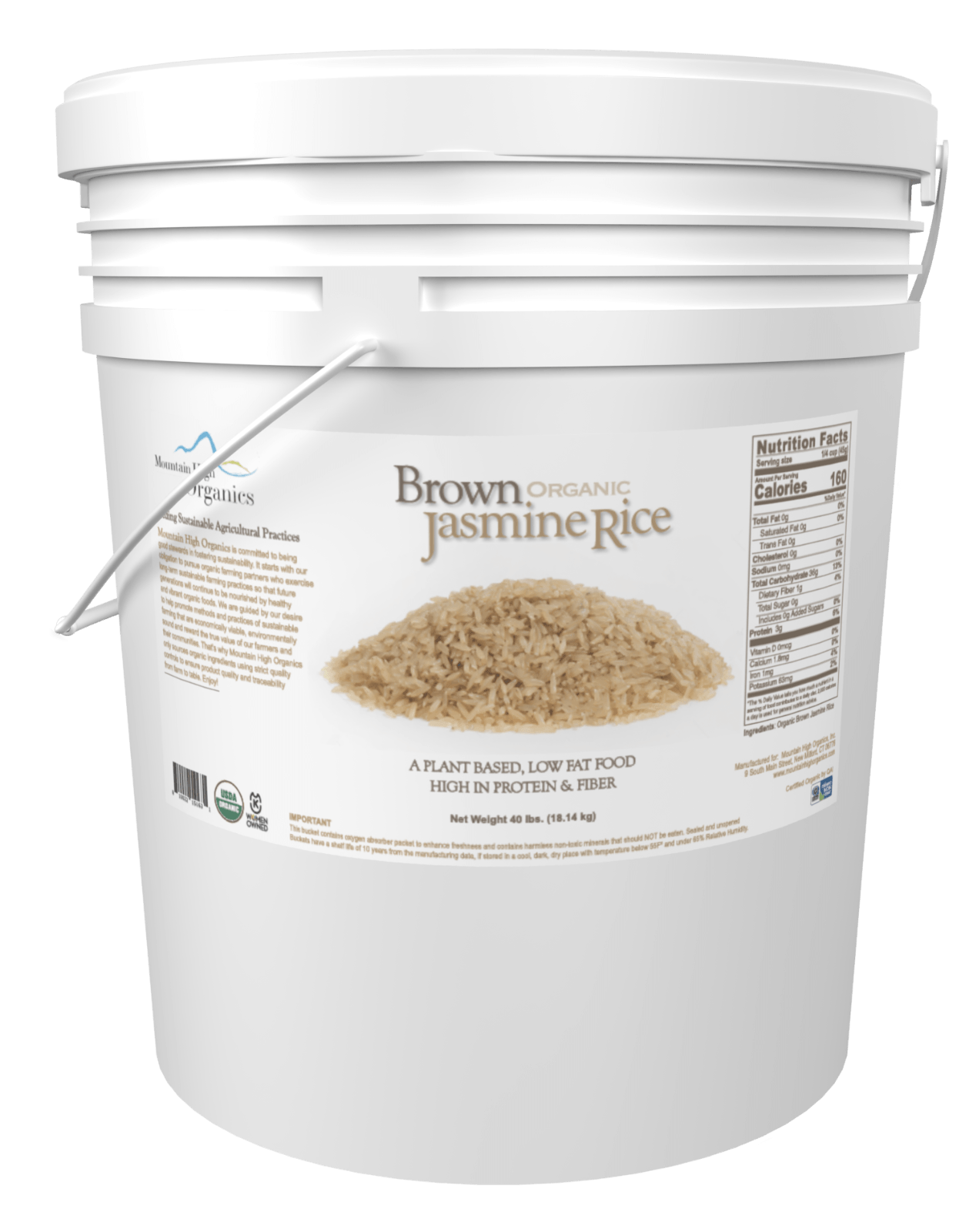 Organic Brown Jasmine Rice