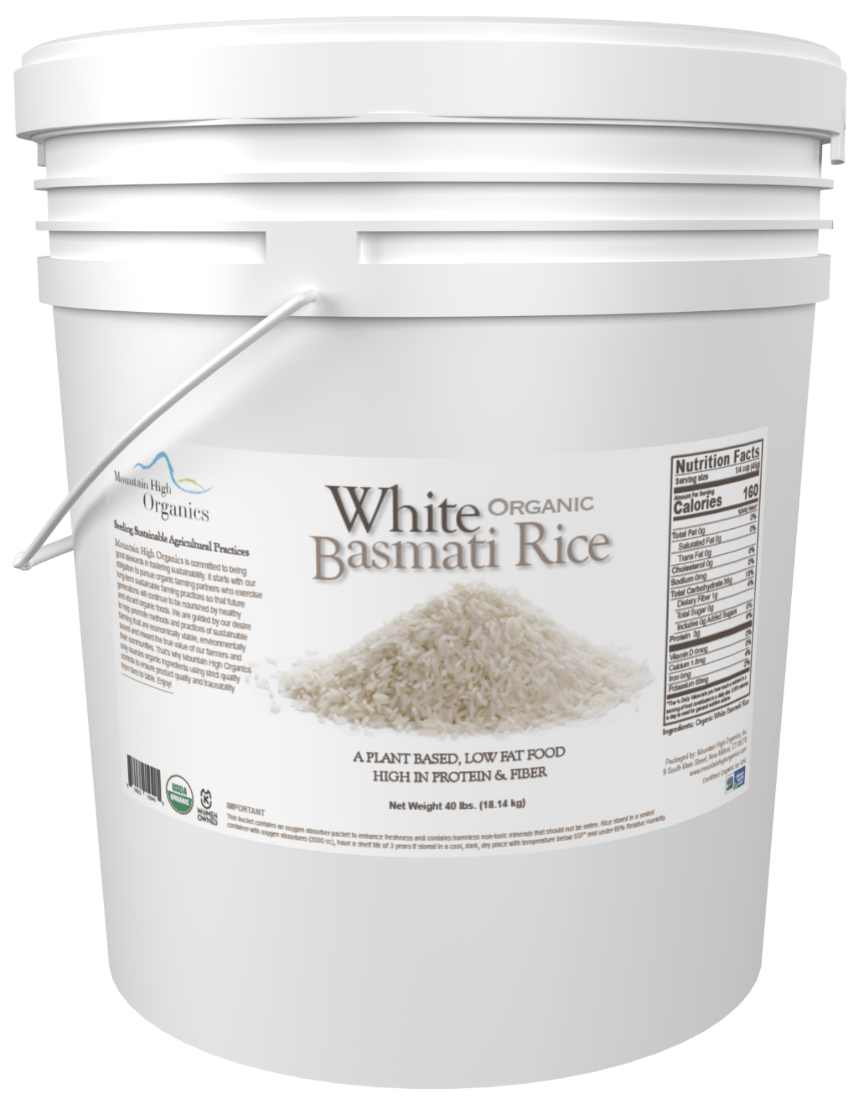 Organic White Basmati Rice