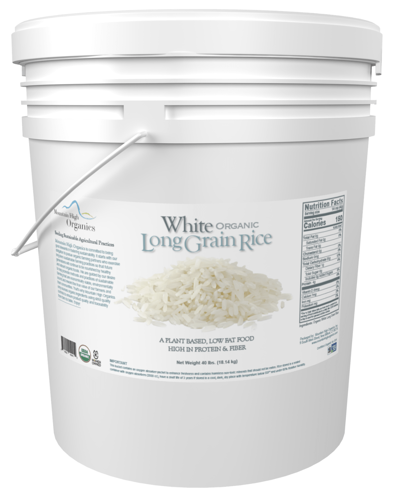 Organic Long Grain White Rice