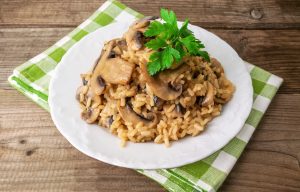 delicious-rice-with-mushrooms-and-green-parsley-twig-img