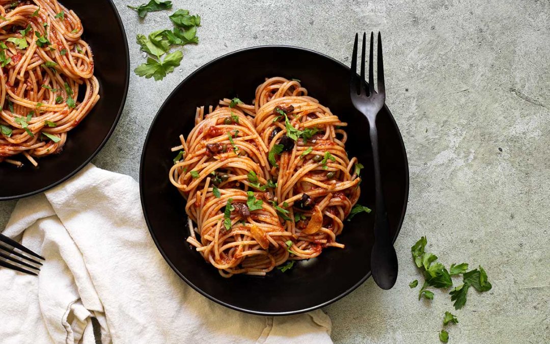 Gluten Free Pasta Puttanesca